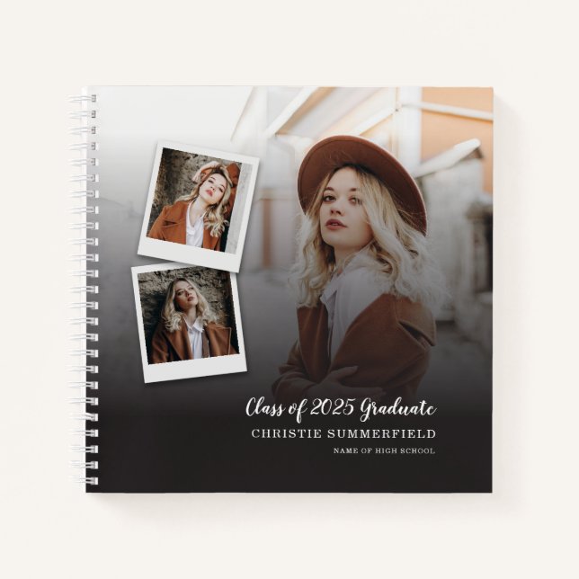 Libro de invitado de guiones de Collage de fotos d (Anverso)