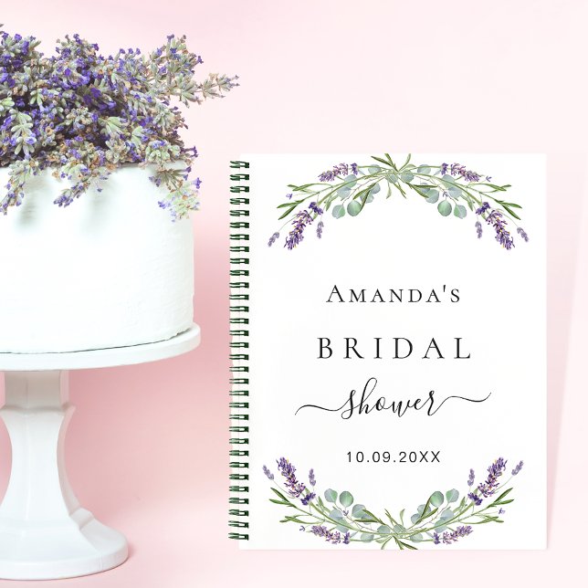 Libro de invitado ducha de novia lavender eucalipt (Subido por el creador)