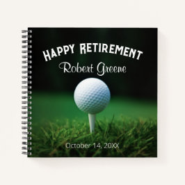 Libro de Invitado para Jubilación de Golf