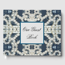 Libro de invitado sobre diamantes