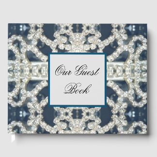 Libro de invitado sobre diamantes