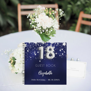 Libro de invitados 18º cumpleaños estrellas de pla