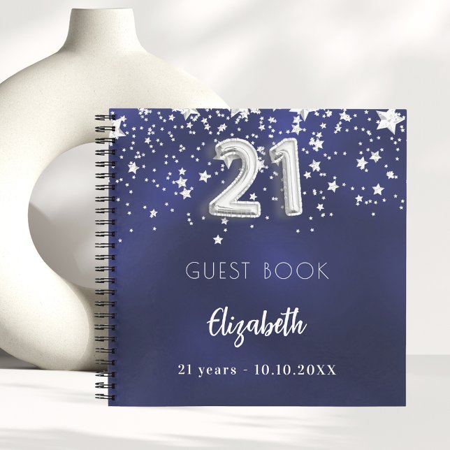 Libro de invitados 21º cumpleaños estrellas de pla (Subido por el creador)