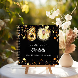 Libro de invitados 60º cumpleaños foto de estrella