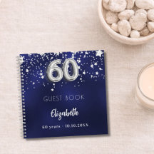 Libro de invitados 60 cumpleaños estrellas de plat