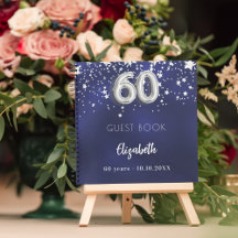 Libro de invitados 60 cumpleaños estrellas de plat