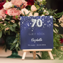 Libro de invitados 70 cumpleaños estrellas de plat