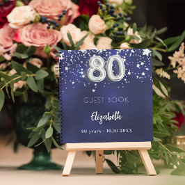 Libro de invitados 80 cumpleaños estrellas de plat