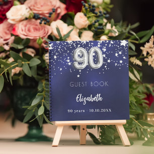 Libro de invitados 90 cumpleaños estrellas de plat