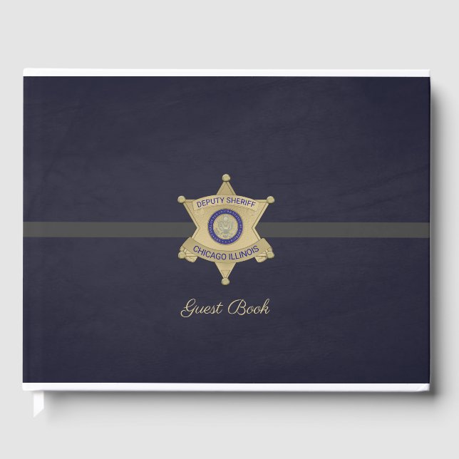 Libro de invitados adjunto del sheriff (Anverso)