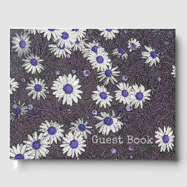 Libro de invitados Artsy Daisies