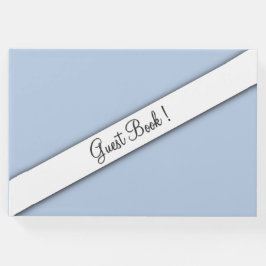 Libro de invitados azul