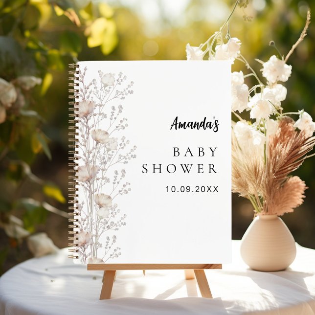 Libro de invitados baby ducha flores silvestres cr (Subido por el creador)