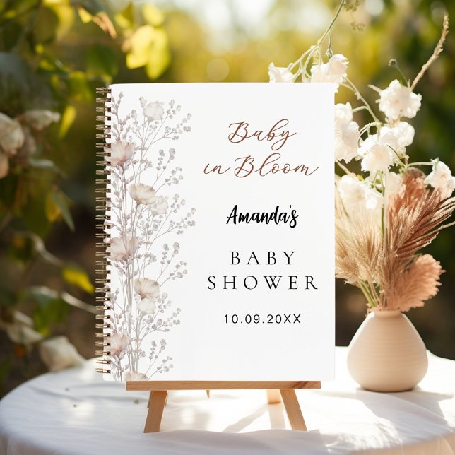 Libro de invitados baby ducha flores silvestres cr (Subido por el creador)