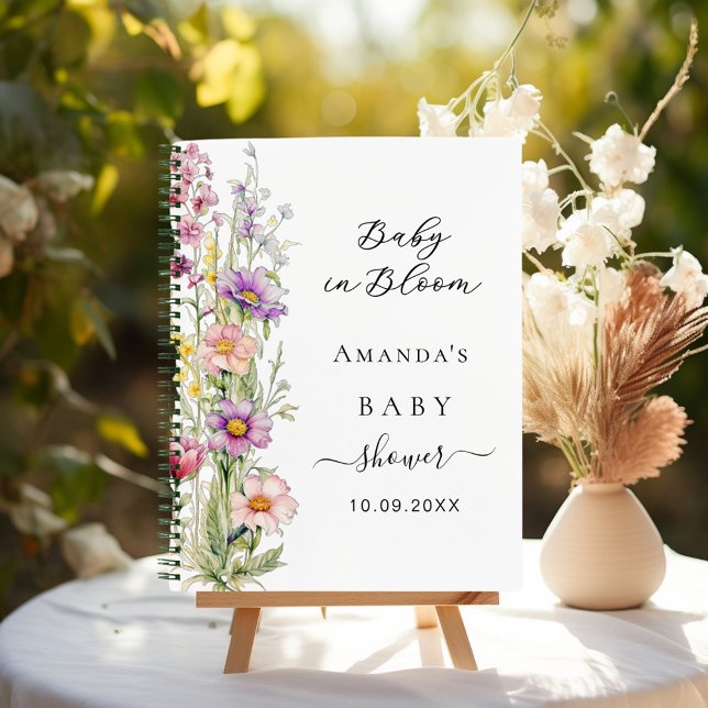 Libro de invitados Baby in flom pink morple Baby S (Subido por el creador)