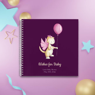 Libro de invitados Baby Shower para el Chica Baby