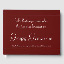 Libro de invitados básico y mínimo