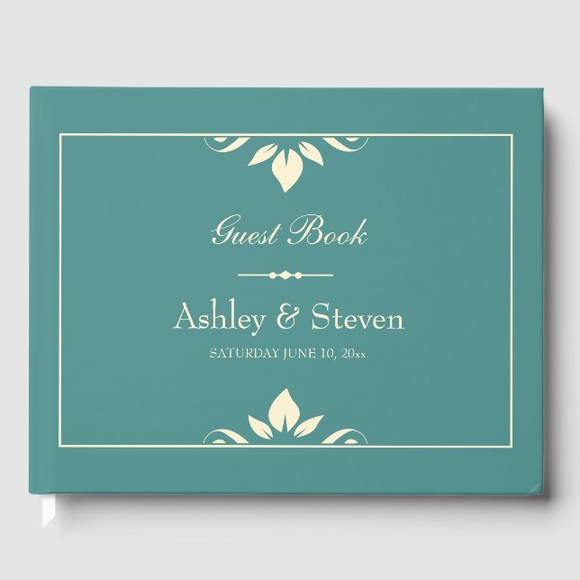 Libro de invitados Boda personalizado (Anverso)