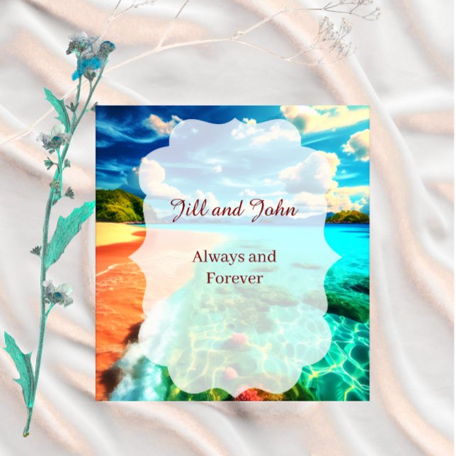 Libro de invitados boda playa Recuerdo personaliza (Subido por el creador)