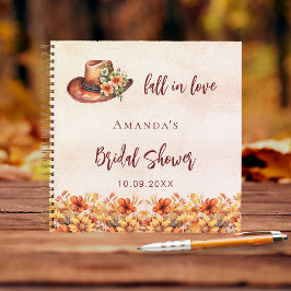 Libro de invitados Bridal Shower fall cowgirl flow