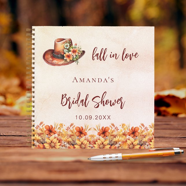 Libro de invitados Bridal Shower fall cowgirl flow (Subido por el creador)