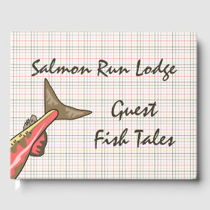 Libro de invitados - Chinook Salmon on Plaid
