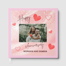 Libro de invitados con fotos personalizadas para a