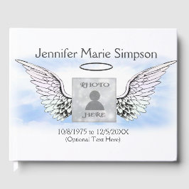 Libro de invitados conmemorativo de la foto