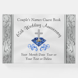 Libro de invitados cristiano 65° aniversario de Bo