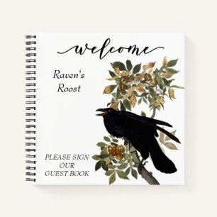 Libro de invitados de alquiler STR para aves cuerv