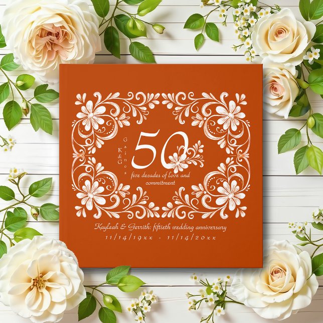 Libro de invitados de aniversario de bodas de 50 a (Subido por el creador)