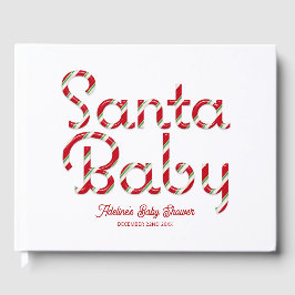 Libro de invitados de Baby Shower para Navidades d