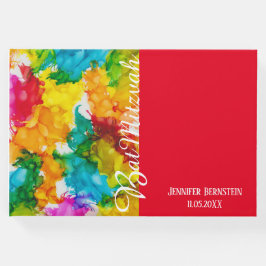 Libro de invitados de Bat o Bar Mitzvah Fiesta