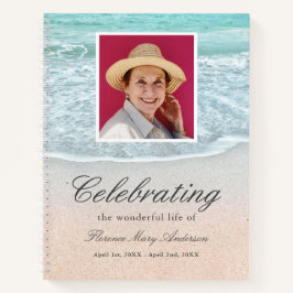 Libro de invitados de Beach Celebration of Life Ph