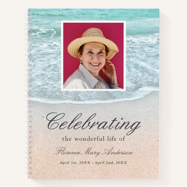 Libro de invitados de Beach Celebration of Life Ph (Anverso)