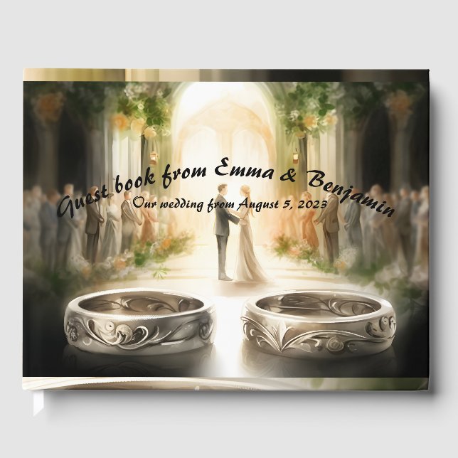 Libro de invitados de boda (Anverso)