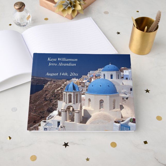 Libro de invitados de boda (Anverso Abierto)