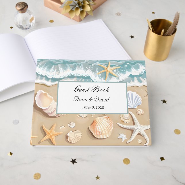 Libro de invitados de boda (Anverso Abierto)