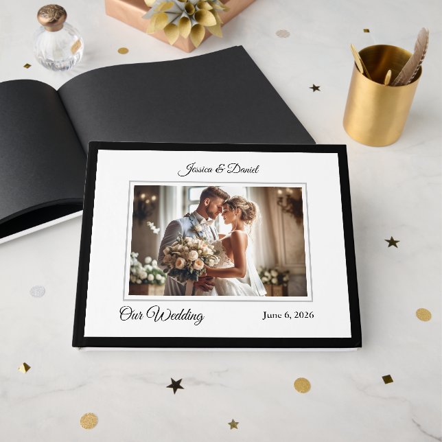 Libro de invitados de boda (Anverso Abierto)