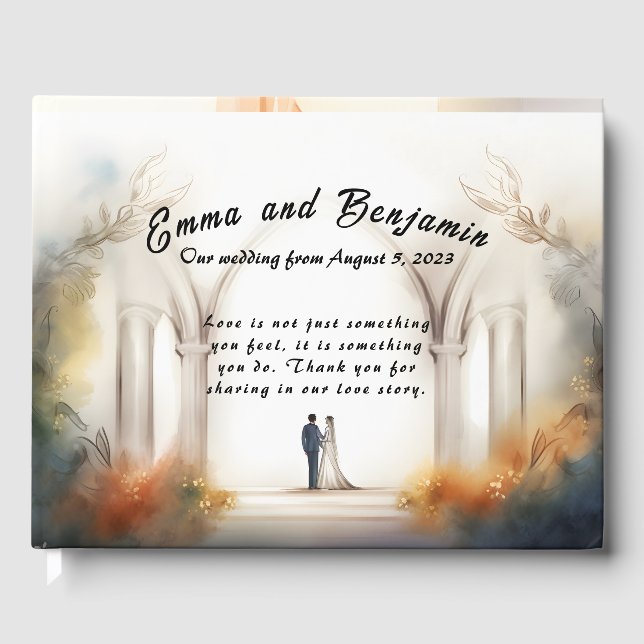 Libro de invitados de boda (Anverso)