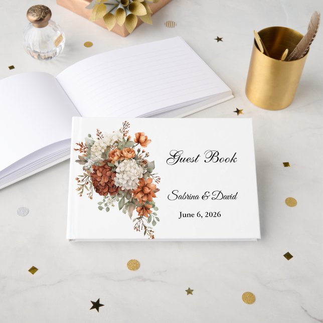 Libro de invitados de boda (Anverso Abierto)