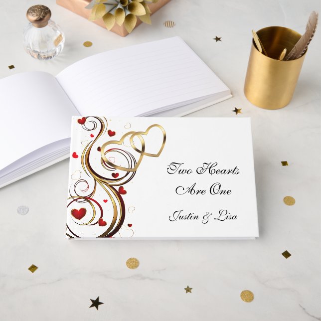 Libro de Invitados de Boda (Anverso Abierto)