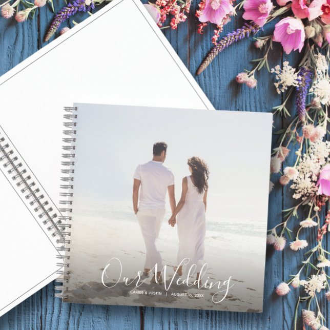 Libro de invitados de boda (Choose SOFT or HARD cover and the inside page style.)