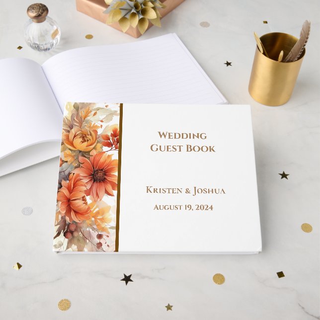 Libro de invitados de boda (Anverso Abierto)