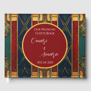 Libro de invitados de boda afrocentrista personali