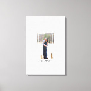 Libro de invitados de boda alternativo de lienzo d