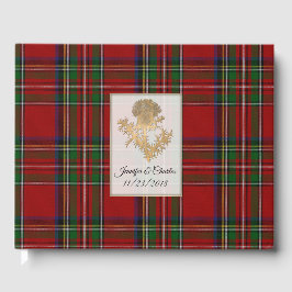 Libro de invitados de boda con cuadros Royal Stewa