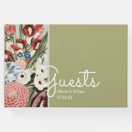 Libro de invitados de Boda de cabaña en inglés