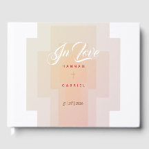 Libro de invitados de boda de Cruz Cristiana