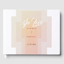 Libro de invitados de boda de Cruz Cristiana